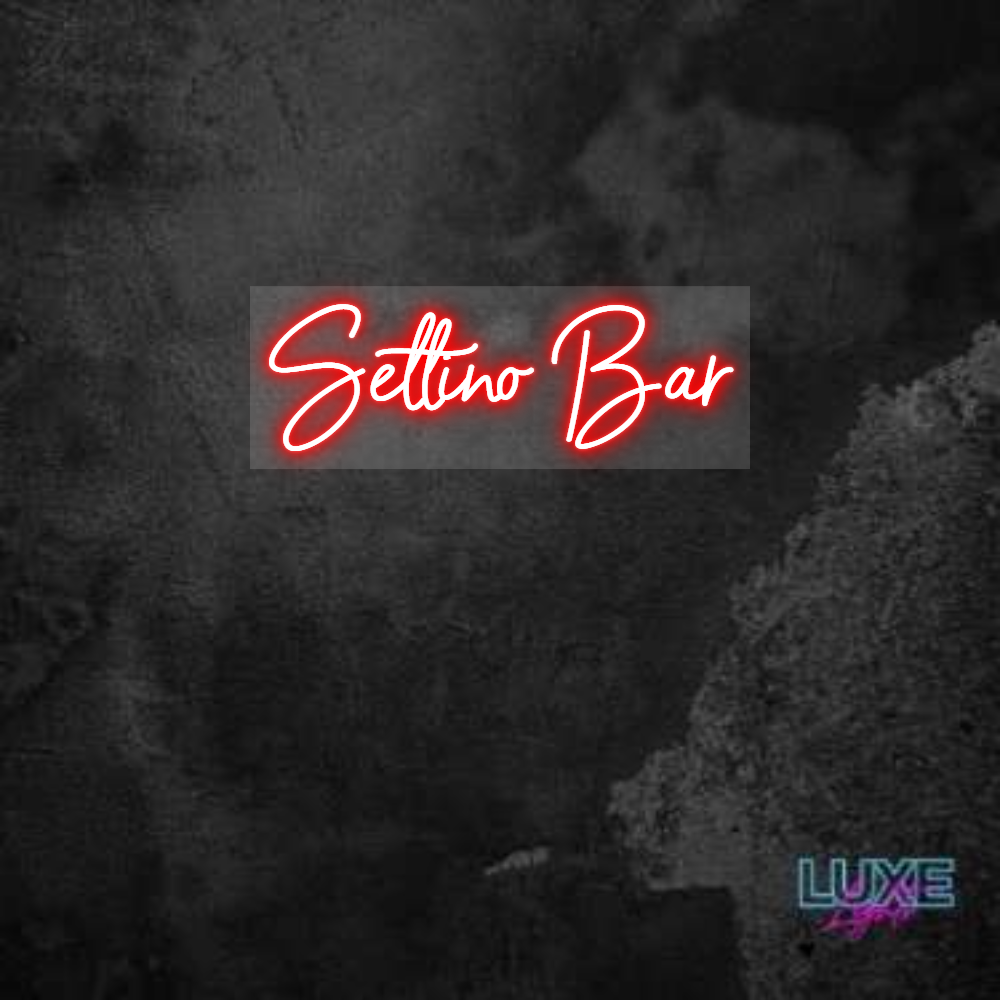 Custom Neon: Settino Bar