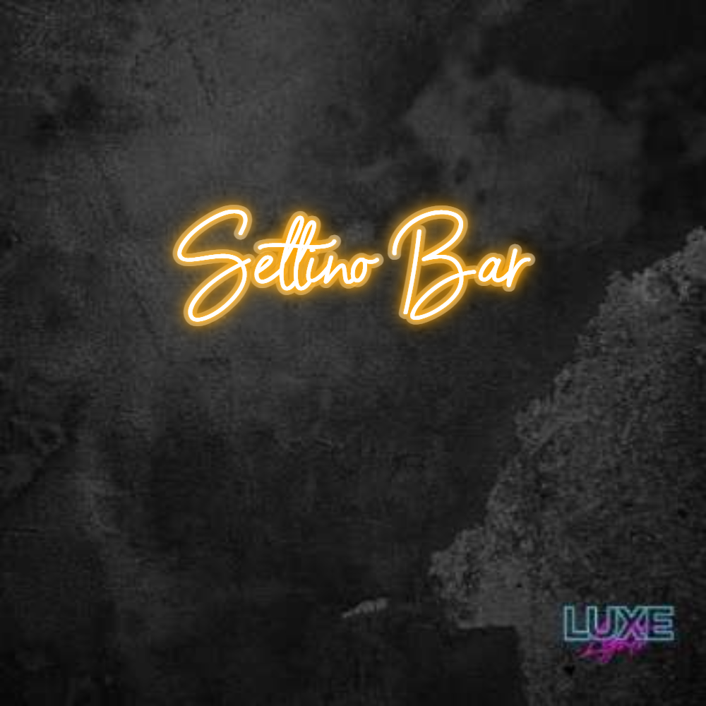 Custom Neon: Settino Bar