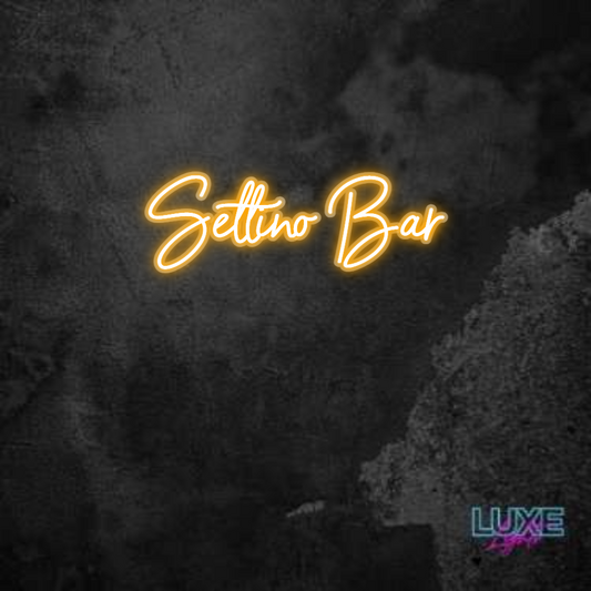 Custom Neon: Settino Bar
